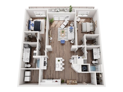 3D floor plan